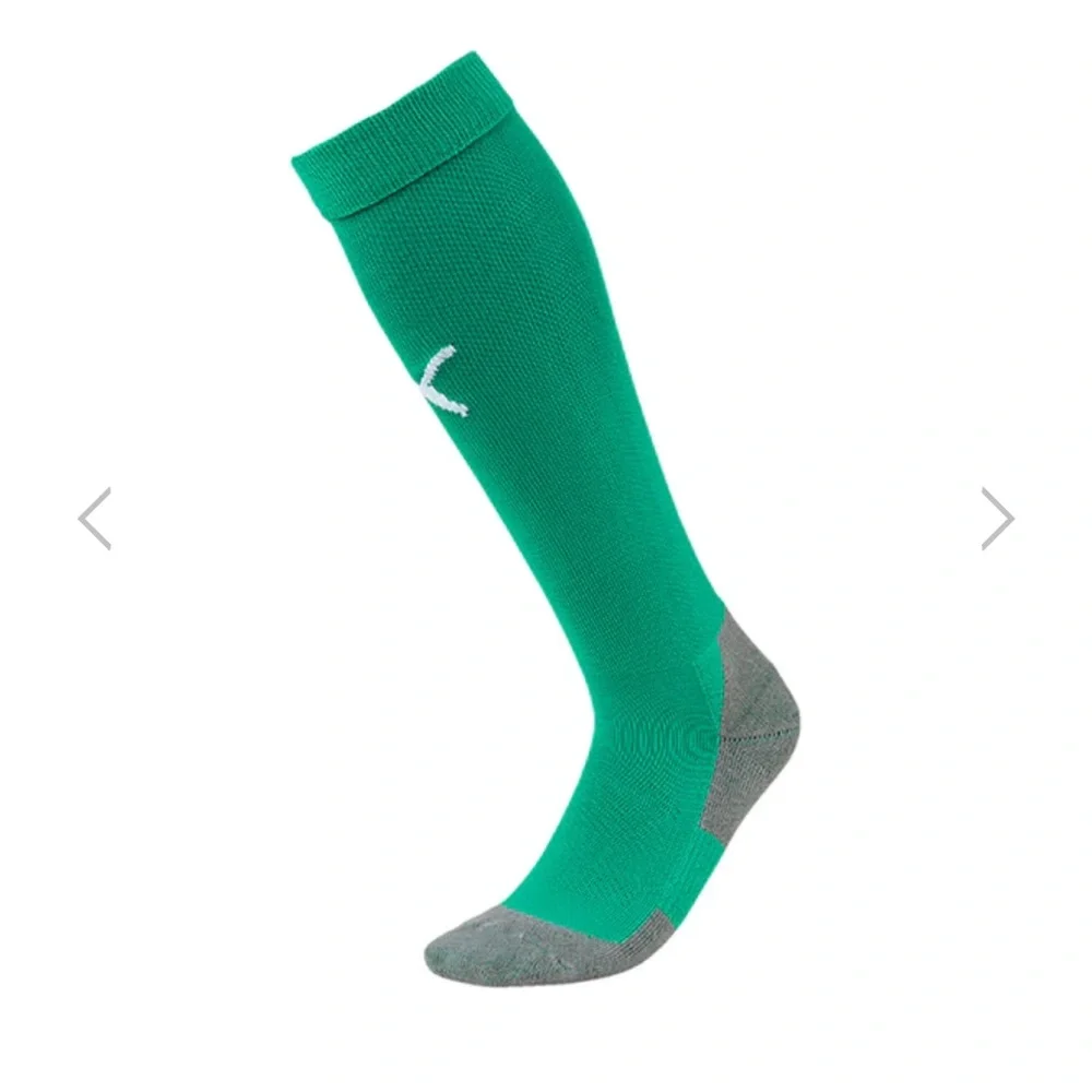 NEW PUMA Liga Core Football Soccer Sock - Pepper Green white sz 7-9 team 703438
